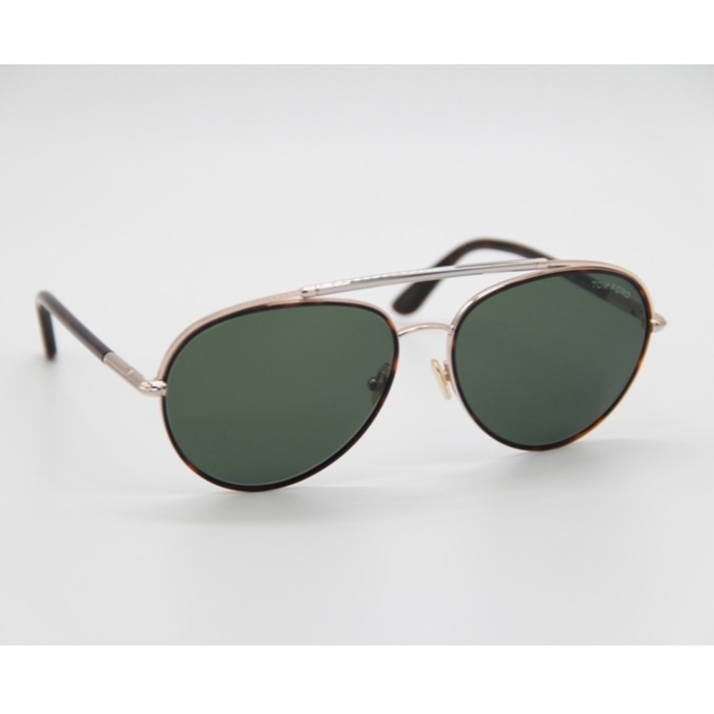 NEW TOM FORD CURTIS TF748 52N UNISEX AVIATOR SUNGLASSES TOM FORD FT0748/S GREEN - Picture 8 of 16